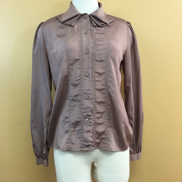 Vintage Sleeveless Button Down Sweater & Blouse - Picture 7 of 8